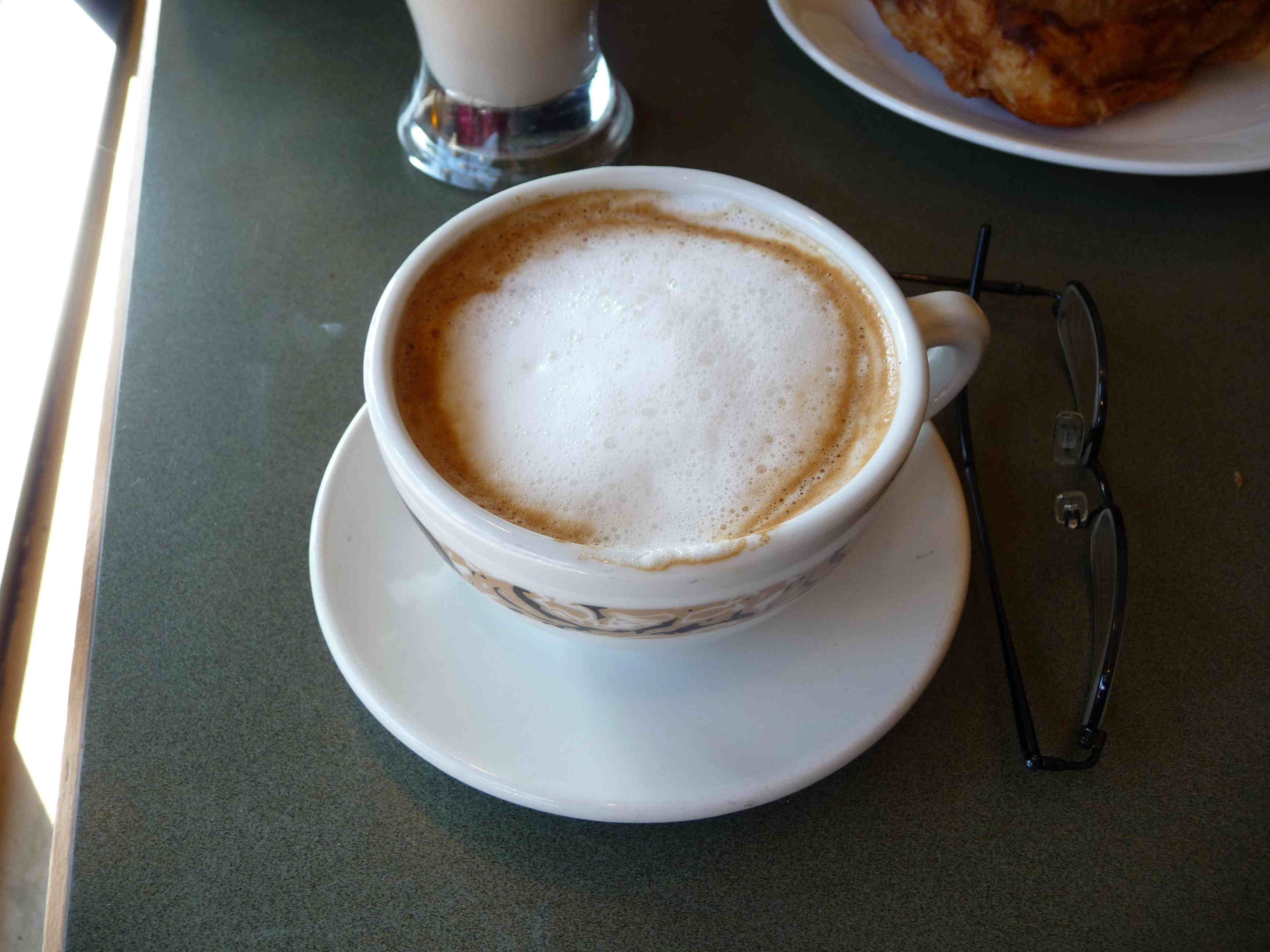 The Steep and Brew cappuccino