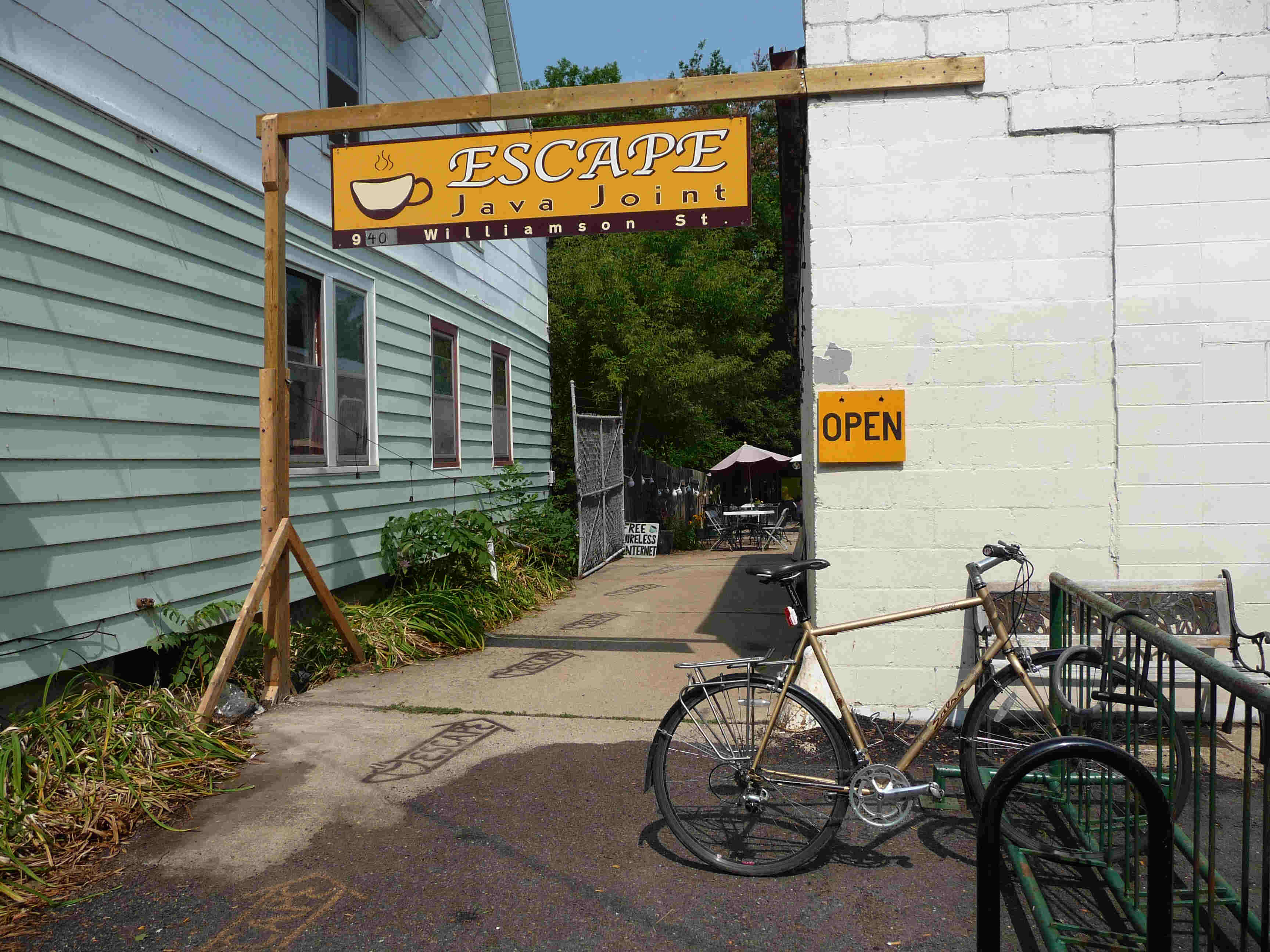 You really have to search for the part with the coffee.